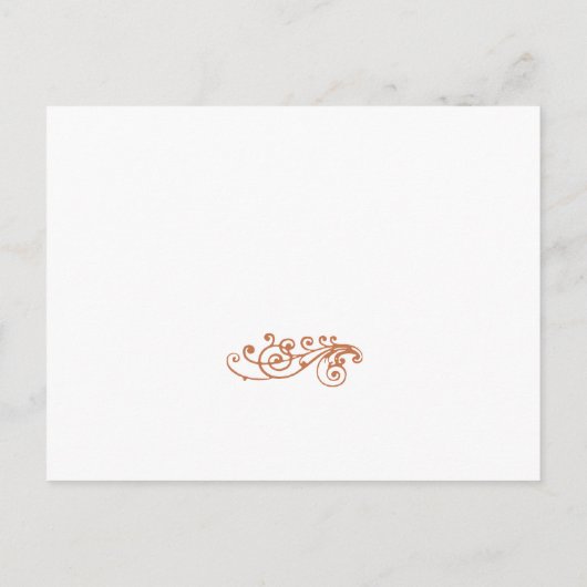 格安結婚式招待状はがき インビテーションポストカード (裏面)