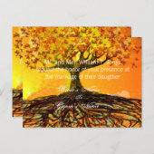 格安結婚式招待状はがき インビテーションポストカード (正面/裏面)