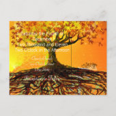 格安結婚式招待状はがき インビテーションポストカード (裏面)