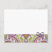 格安結婚式招待状はがき インビテーションポストカード (裏面)