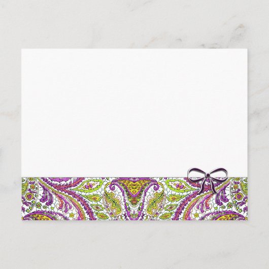 格安結婚式招待状はがき インビテーションポストカード (裏面)