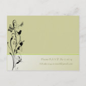 格安結婚式招待状はがき インビテーションポストカード (裏面)