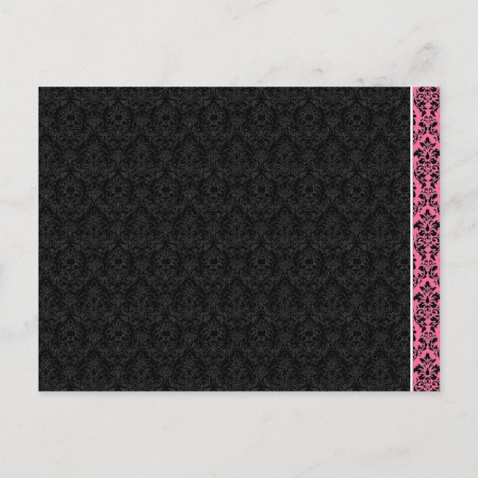 格安結婚式招待状はがき インビテーションポストカード (裏面)