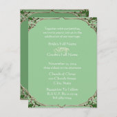 格安結婚式招待状はがき インビテーションポストカード (正面/裏面)