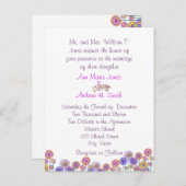 格安結婚式招待状はがき インビテーションポストカード (正面/裏面)