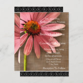 格安結婚式招待状はがき インビテーションポストカード (正面/裏面)