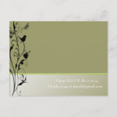 格安結婚式招待状はがき インビテーションポストカード (裏面)