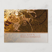 格安結婚式招待状はがき インビテーションポストカード (裏面)