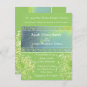 格安結婚式招待状はがき インビテーションポストカード (正面/裏面)