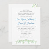 格安結婚式招待状はがき インビテーションポストカード (正面/裏面)