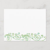 格安結婚式招待状はがき インビテーションポストカード (裏面)