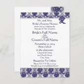 格安結婚式招待状はがき インビテーションポストカード (正面/裏面)