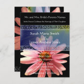 格安結婚式招待状はがき インビテーションポストカード (正面/裏面)