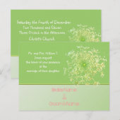 格安結婚式招待状はがき インビテーションポストカード (正面/裏面)