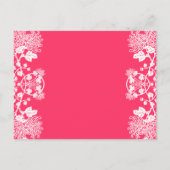 格安結婚式招待状はがき インビテーションポストカード (裏面)