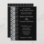 格安結婚式招待状はがき インビテーションポストカード (正面/裏面)