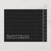 格安結婚式招待状はがき インビテーションポストカード (裏面)