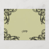 格安結婚式招待状はがき インビテーションポストカード (裏面)