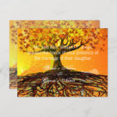 格安結婚式招待状はがき インビテーションポストカード (正面/裏面)