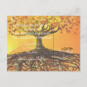 格安結婚式招待状はがき インビテーションポストカード (裏面)