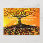 格安結婚式招待状はがき インビテーションポストカード (正面)