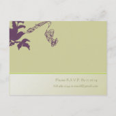 格安結婚式招待状はがき インビテーションポストカード (裏面)