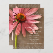 格安結婚式招待状はがき インビテーションポストカード (正面/裏面)