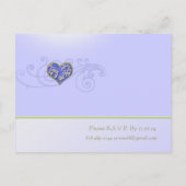 格安結婚式招待状はがき インビテーションポストカード (裏面)