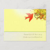 格安結婚式招待状はがき インビテーションポストカード (裏面)