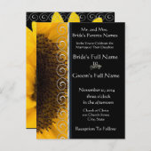 格安結婚式招待状はがき インビテーションポストカード (正面/裏面)