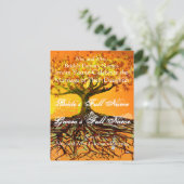 格安結婚式招待状はがき インビテーションポストカード (スタンド正面)