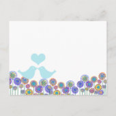 格安結婚式招待状はがき インビテーションポストカード (裏面)