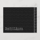 格安結婚式招待状はがき インビテーションポストカード (裏面)