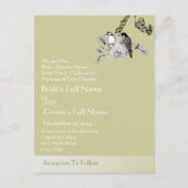 格安結婚式招待状はがき インビテーションポストカード (正面)