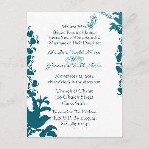 格安結婚式招待状はがき インビテーションポストカード