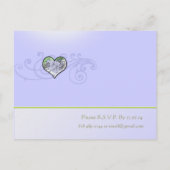 格安結婚式招待状はがき インビテーションポストカード (裏面)