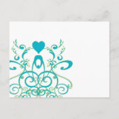 格安結婚式招待状はがき インビテーションポストカード (裏面)