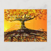 格安結婚式招待状はがき 案内ポストカード (裏面)