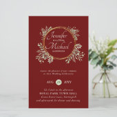 格安結婚式招待状グリーナリーリース予算 (スタンド正面)