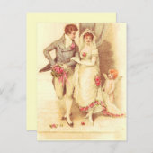 格安結婚式招待状 インビテーションポストカード (正面/裏面)