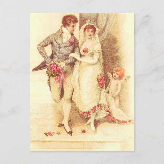 格安結婚式招待状 インビテーションポストカード (正面)