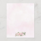 格安赤面ピンクフローラプリンセスガウンキンセアニェラ チラシ (裏面)