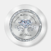 格安60周年結婚パーティーがBULKを好む マグネット (正面)