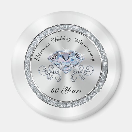 格安60周年結婚パーティーがBULKを好む マグネット (正面)