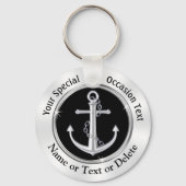 格安,パーソナライズされたいかりキーホルダー航海の, キーホルダー (正面)