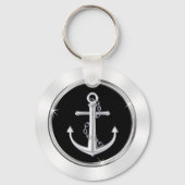 格安,パーソナライズされたいかりキーホルダー航海の, キーホルダー (裏面)