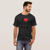 格安 ワイン 缶 ワイン 愛好家 Tシャツ (正面フル)