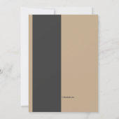 格式のある初期写真卒業発表 案内状 (裏面)