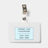 格式のある「登録訪問者」バッジ バッジ (裏面 （クリップ付）)