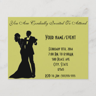 格式ばったパーティーの招待状 招待状